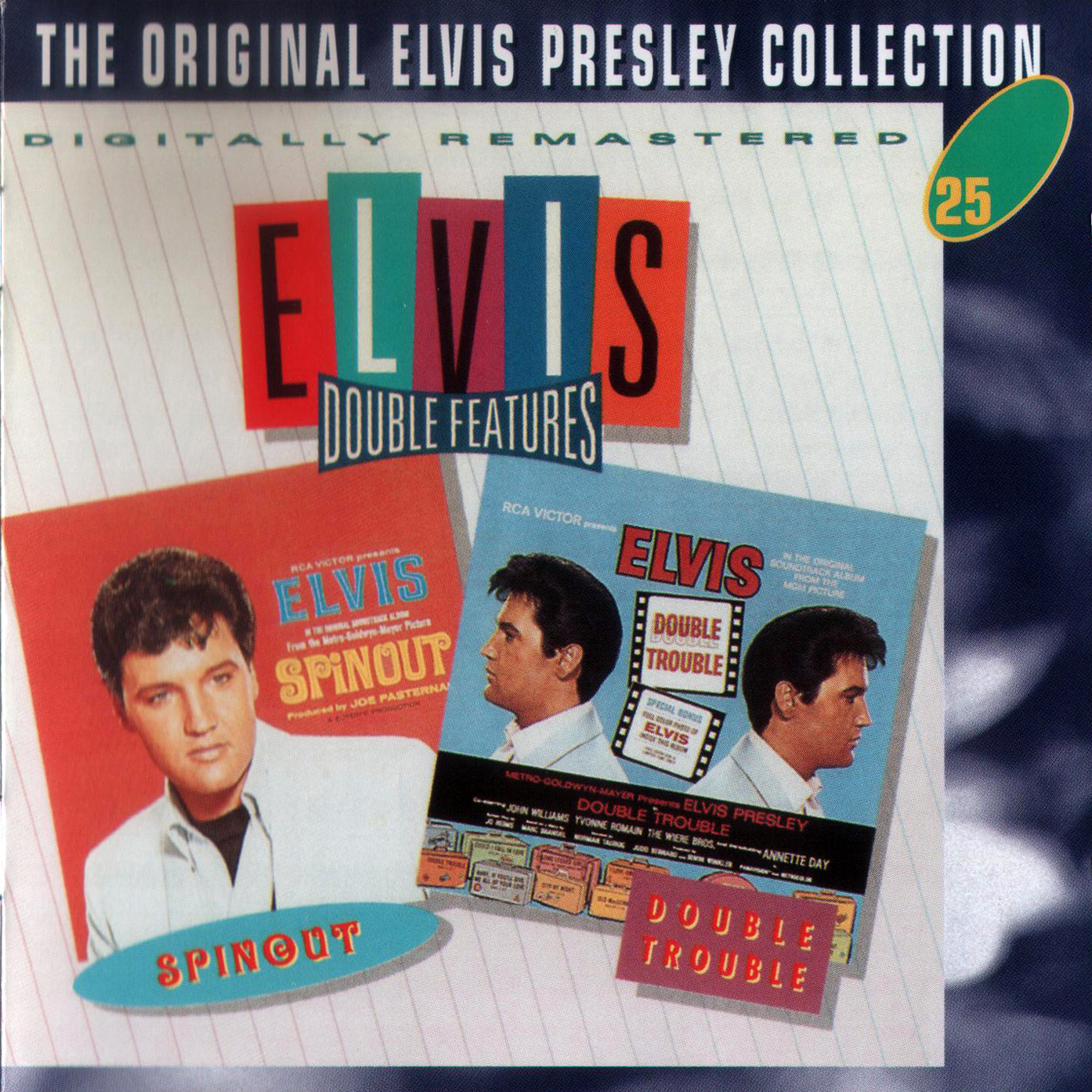 Elvis Presley  The Original Elvis Presley Collection 25; Spinout, Double Trouble : Front